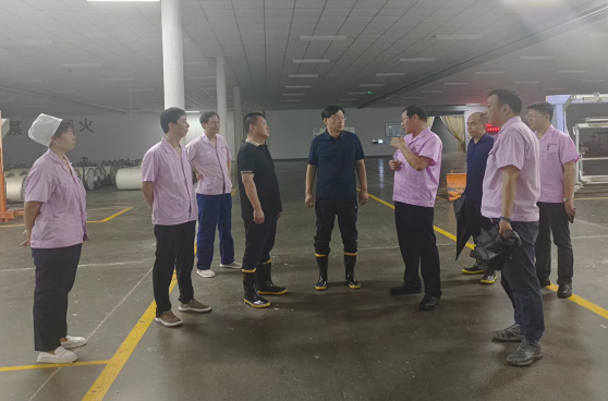 集团党委书记、董事长吴宁 到企业督导检查清静生产和防汛事情